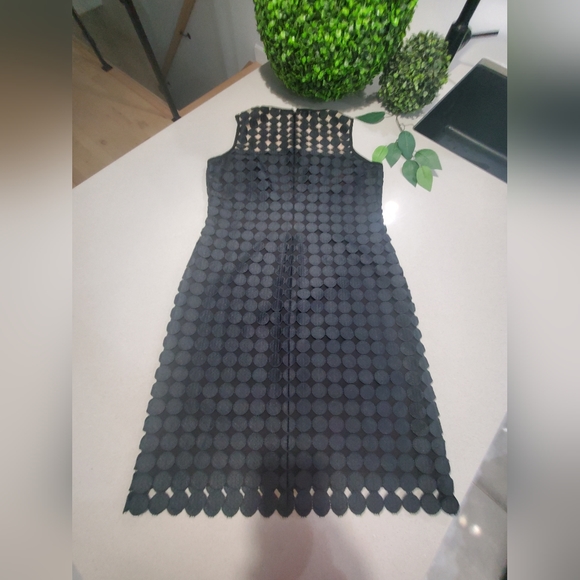 RALPH LAUREN Impeccable robe de qualité doublé, longueur midi avec crochet noir - Picture 8 of 10